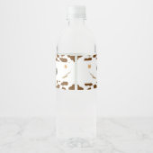 西カウボーイバースデーパーティー水ボトルラベル ペットボトルラベル (裏面)