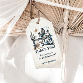 西カウボーイバースデーパーティー ギフトタグ