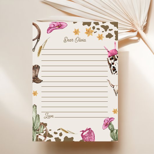 西カウボーイバースデーパーティー サンキューカード