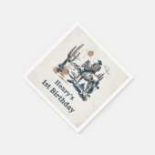 西カウボーイバースデーパーティー スタンダードカクテルナプキン (角)