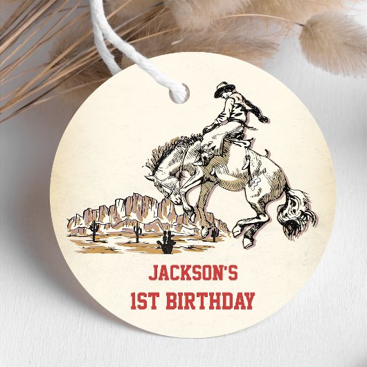 西カウボーイバースデーパーティー フェイバータグ