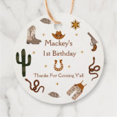 西カウボーイバースデーパーティー フェイバータグ (裏面)