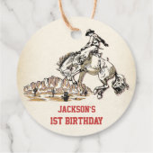 西カウボーイバースデーパーティー フェイバータグ (裏面)