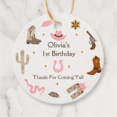 西カウボーイバースデーパーティー フェイバータグ (正面)