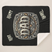 西カウボーイパパ父の日 シェルパブランケット (正面(横))