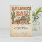 西カウボーイパンプキンハロウィンバッシュパーティー 招待状 (スタンド正面)