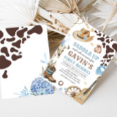 西カウボーイファーストロデオバースデーパーティー 招待状