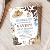 西カウボーイファーストロデオバースデーパーティー 招待状