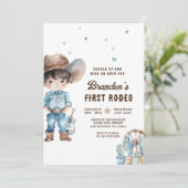 西カウボーイファーストロデオバースデーパーティー 招待状 (スタンド正面)
