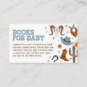 西カウボーイブックベビーロデオシャワー エンクロージャーカード (正面)