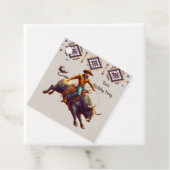 西カウボーイブルライダーバースデーアステカタパーティー フェイバータグ (インサイチュ)