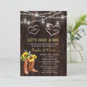 西カウボーイブーツサンフラワーバーベキュー 招待状 (スタンド正面)