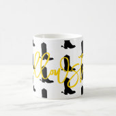 西カウボーイブーツスパウシルエットパターン名 モーフィングマグカップ (中央)