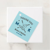 西カウボーイブーツモノグラムカントリー結婚式 フェイバータグ (インサイチュ)