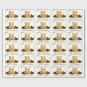 西カウボーイブーツロープガーランドクリスメリーマ ラッピングペーパー (フラット)