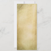 西カウボーイブーツ婚約パーティ招待状 招待状 (裏面)