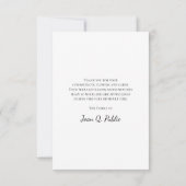 西カウボーイブーツ葬儀記念悔やみや弔慰 サンキューカード (裏面)