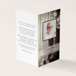 西カウボーイブーツ葬儀記念祈りの言葉 名刺