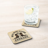 西カウボーイブーツADD NAME Sheriff Spurs Saloon コースター (右側)