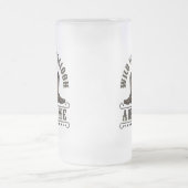 西カウボーイブーツADD NAME Sheriff Spurs Saloon フロストグラスビールジョッキ (中央)