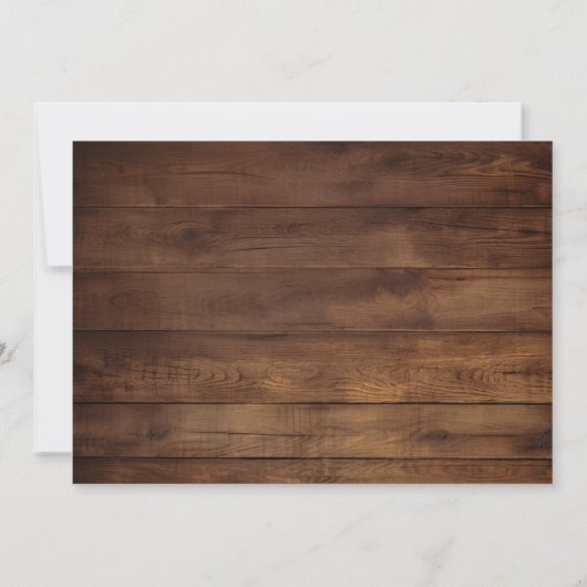 西カウボーイブートウッドクリスマスパーティー 招待状 (裏面)