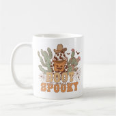 西カウボーイブートスクーチンハロウィ不気味ーン コーヒーマグカップ (左)