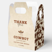 西カウボーイベビーシャワー フェイバーボックス (オープン)