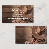 西カウボーイホースショップ 名刺 (正面/裏面)