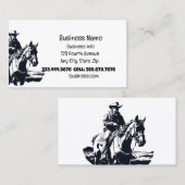 西カウボーイホースショップ 名刺 (正面/裏面)