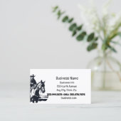 西カウボーイホースショップ 名刺 (スタンド正面)