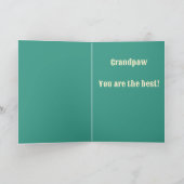 西カウボーイホースチャイルドハッピーパパの日4 カード (内部)