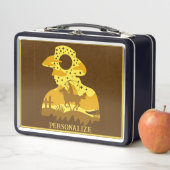 西カウボーイホース投げ縄ワイルドウェストパーソナライズされた メタルランチボックス (インサイチュ)