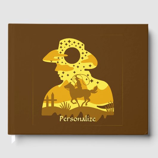 西カウボーイホース投げ縄ワイルドウェスト ゲストブック (正面)