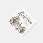 西カウボーイボーイベビーシャワー スタンダードカクテルナプキン (角)