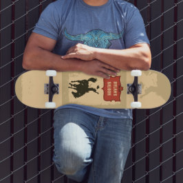 西カウボーイモノグラム素朴名サロン スケートボード