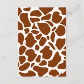 西カウボーイロッキング馬少年のベビー エンクロージャーカード (裏面)