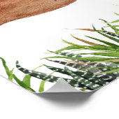 西カウボーイロデオウェルカムサイン ポスター (角)