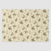 西カウボーイロデオ馬のデコップページ 薄葉紙 (正面)