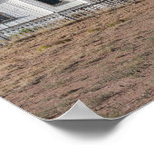 西カウボーイ乗馬から教会へのプリント ポスター (角)