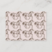 西カウボーイ女性のカーボーイ性別が投票カードを明らかにする エンクロージャーカード (裏面)