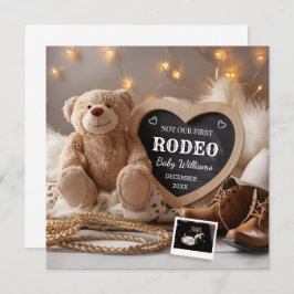 西カウボーイ妊娠発表 招待状