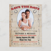 西カウボーイ日付ポストカードを保存 案内ポストカード (正面)