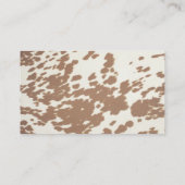 西カウボーイ物干しおむつラッフルカード エンクロージャーカード (裏面)