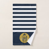 西カウボーイ素朴ズ結婚モノグラムGroomsmen バスタオルセット (ハンドタオル)