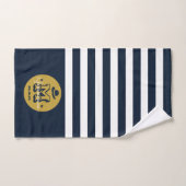 西カウボーイ素朴ズ結婚モノグラムGroomsmen バスタオルセット (ハンドタオル)