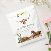 西カウボーイ素朴ベビーシャワー フェイバーバッグ (封をした状態)