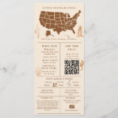 西カウボーイ結婚インフォグラフィック計画 プログラム (裏面)