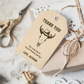 西カウボーイ誕生日パーティギフトラベル ギフトタグ