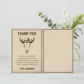 西カウボーイ誕生日パーティーサンキューカード写真 招待状 (スタンド正面)