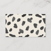 西カウボーイ赤ちゃんシャワーおむつラッフル エンクロージャーカード (裏面)